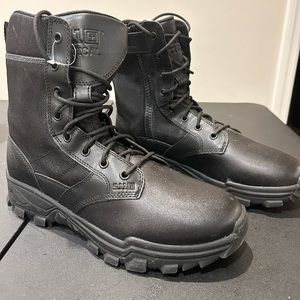 Tactical black boots